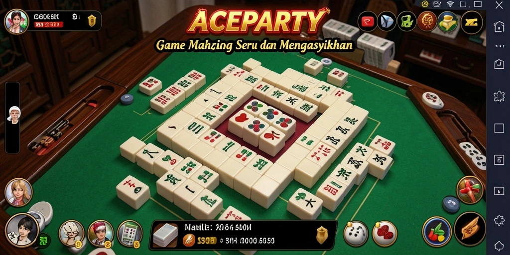 Gameplay menarik dari ACEPARTY yang penuh warna dan menantang.