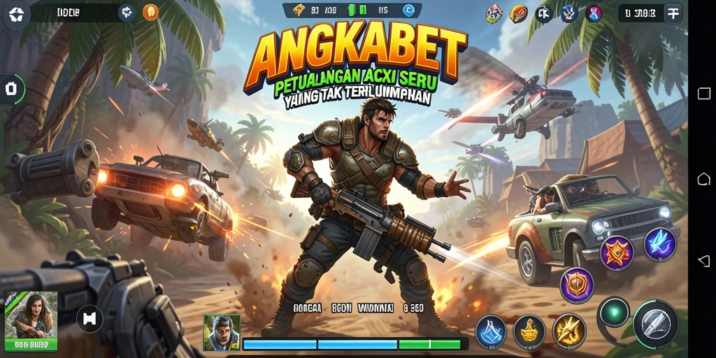 Tampilan gameplay ANGKABET yang mendebarkan dan penuh aksi.