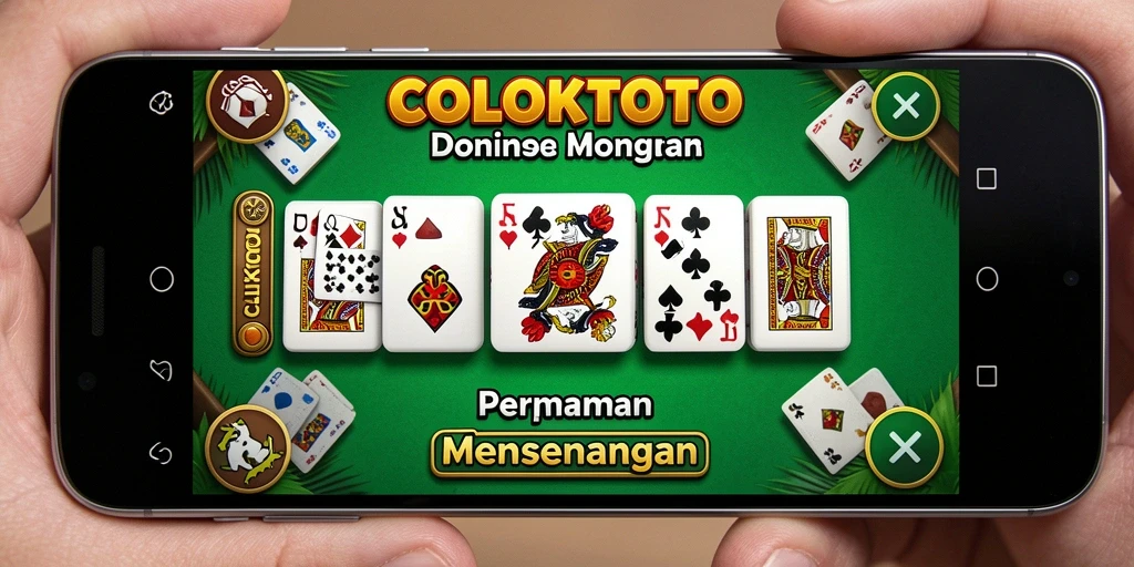 Tampilan gameplay seru COLOKTOTO di dunia Domino.