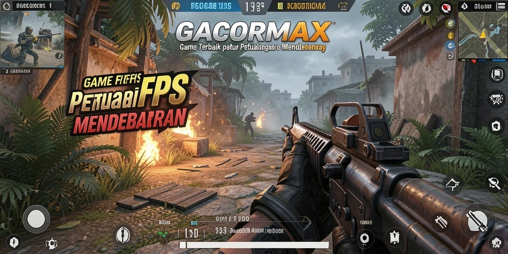 Screenshot dari gameplay mendebarkan GACORMAX dengan efek visual menawan.