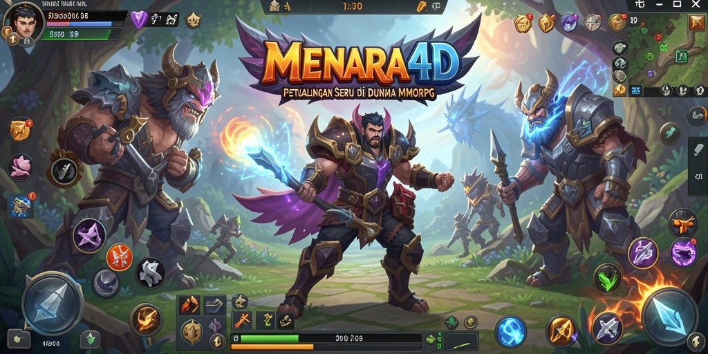Gameplay menakjubkan di dunia MMORPG MENARA4D.