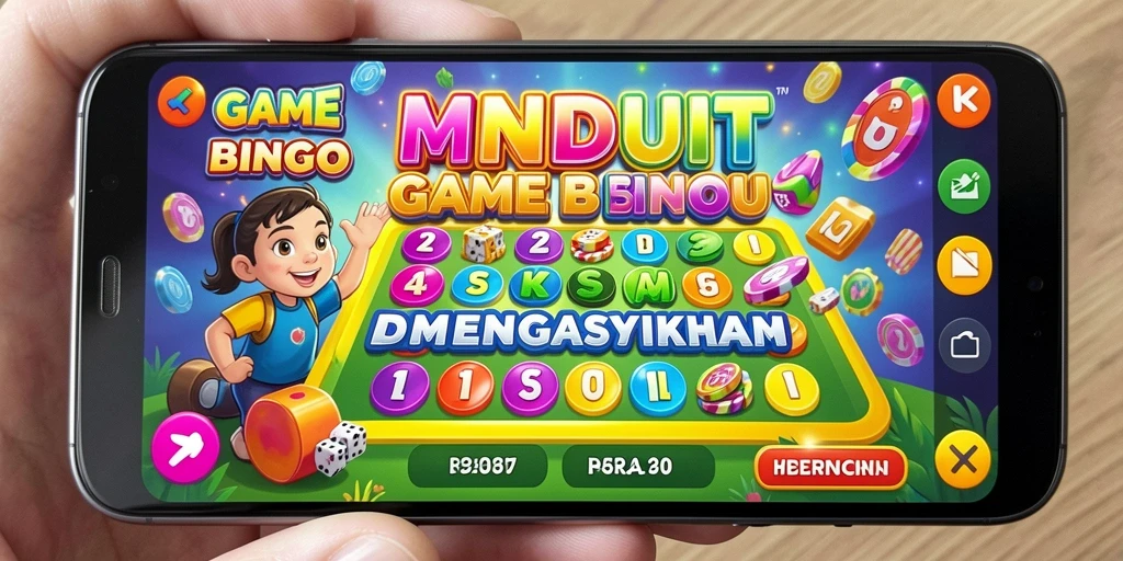 Tampilan gameplay menarik dari MNDUIT dengan permainan Bingo yang mengasyikkan.