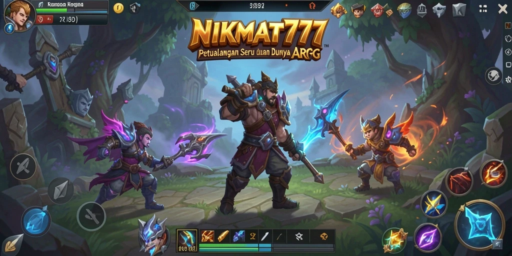 Tampilan epic battle di dunia NIKMAT777 yang memukau.