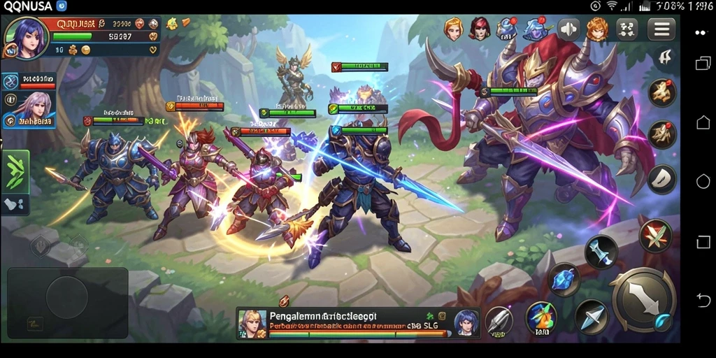 Tampilan gameplay yang mengasyikkan dari QQNUSA dengan strategi mendalam.