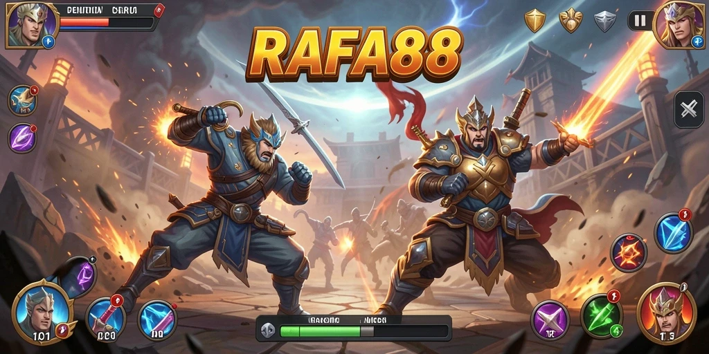 Tampilan menarik dari gameplay RAFA88 yang intens dan penuh aksi.