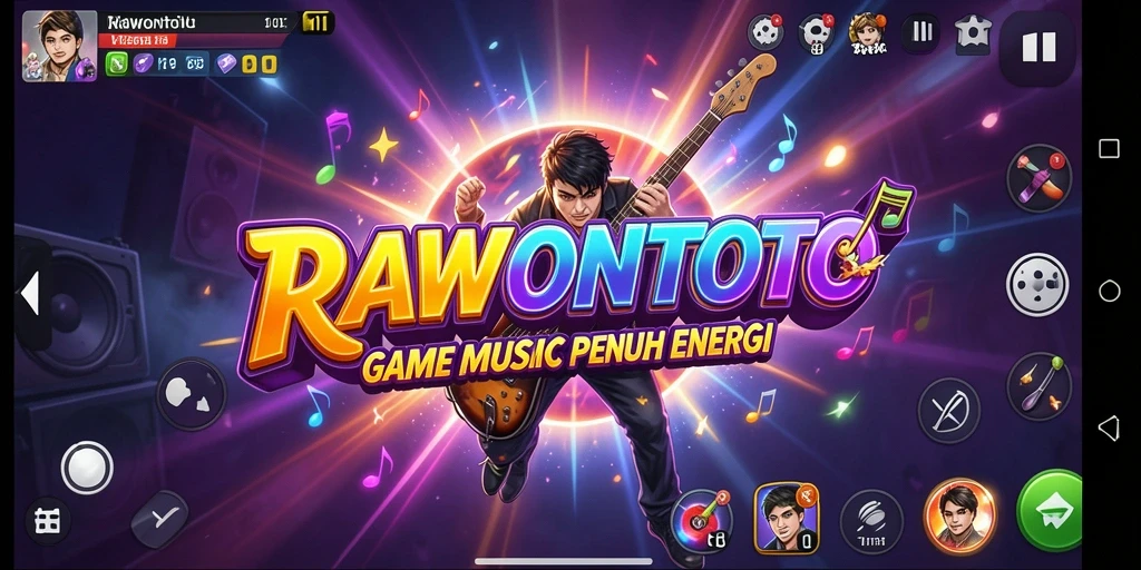 Gameplay seru RAWONTOTO dengan variasi lagu yang menarik.