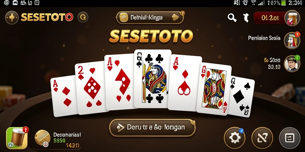 Tampilan gameplay SESETOTO yang menarik dan seru.